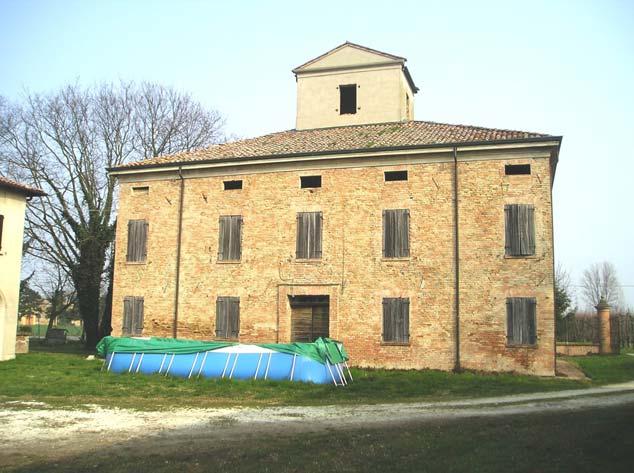 COMUNE DI SAN FELICE SUL PANARO (MO) QUADRO CONOSCITIVO DEL PSC CATALOGAZIONE DEI BENI ARCHITETTONICI DI INTERESSE STORICO SCHEDA N 2 CATASTO 1893 RILEVAZIONE 2006 LOCALITA San Biagio San Biagio