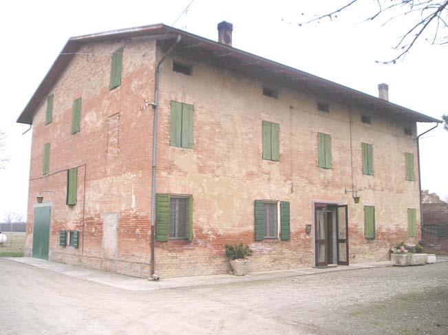 COMUNE DI SAN FELICE SUL PANARO (MO) QUADRO CONOSCITIVO DEL PSC CATALOGAZIONE DEI BENI ARCHITETTONICI DI INTERESSE STORICO SCHEDA N 39 CATASTO 1893 RILEVAZIONE 2006 LOCALITA San Biagio INDIRIZZO Via