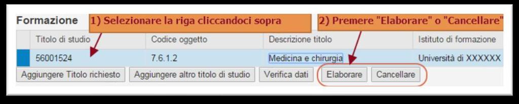 PASSO FONDAMENTALE: per memorizzare l inserimento selezionare il pulsante Rilevare, altrimenti Interrompere.