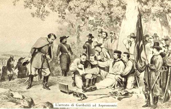 tentativo di Garibaldi e dei suoi volontari di raggiungere Roma e cacciare Pio IX.