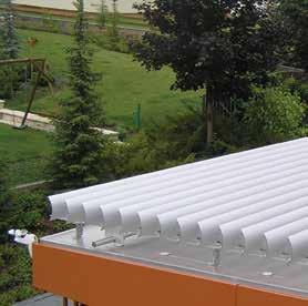 0 R E 145 E 145 E mobile louver > Extruded aluminium 145 mm slats > Tilting from 0 to 95 > Protection from sun