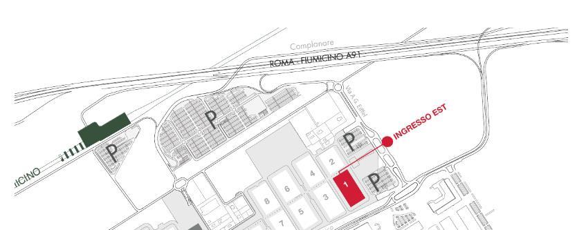 MAPPA QUARTIERE FIERISTICO SERVIZI DI QUARTIERE ATRIO INGRESSO Pad.