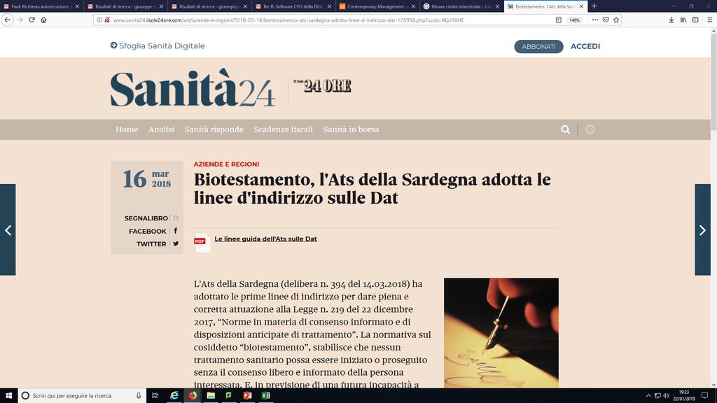 LINEE GUIDA DIRETTIVE ANTICIPATE valorizzare la relazione di cura e di fiducia tra assistito e medico basandola sul consenso informato,