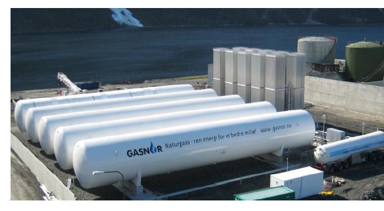 dei veicoli pesanti alimentati a GNL Necessita un sistema di distribuzione adeguato per la fornitura