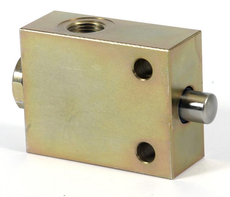 Valvole di fine corsa End-stroke valves e valvole di fine corsa sono montate in derivazione sulla linea di pressione.