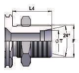 DN06 - BG 1 - ISO 6.3 IG 1 59 58 BSP 1/4" DIN 3852-2-X.0606.