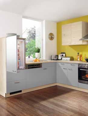 998, Ante Elettrodomestici ZANKER INOX inclusi forno da incasso piano cottura in vetroceramica frigo cappa disponibili in 2 colori CUCINA COMPLETA, come da foto, colore: effetto cemento e antracite