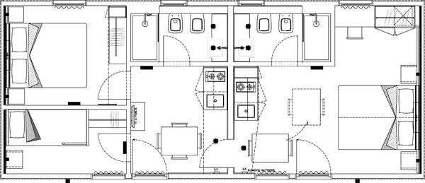 Elba 4+3 (Montecristo + Pianosa) Unico chalet composto dagli appartamenti Montecristo e Pianosa adiacenti e comunicanti.