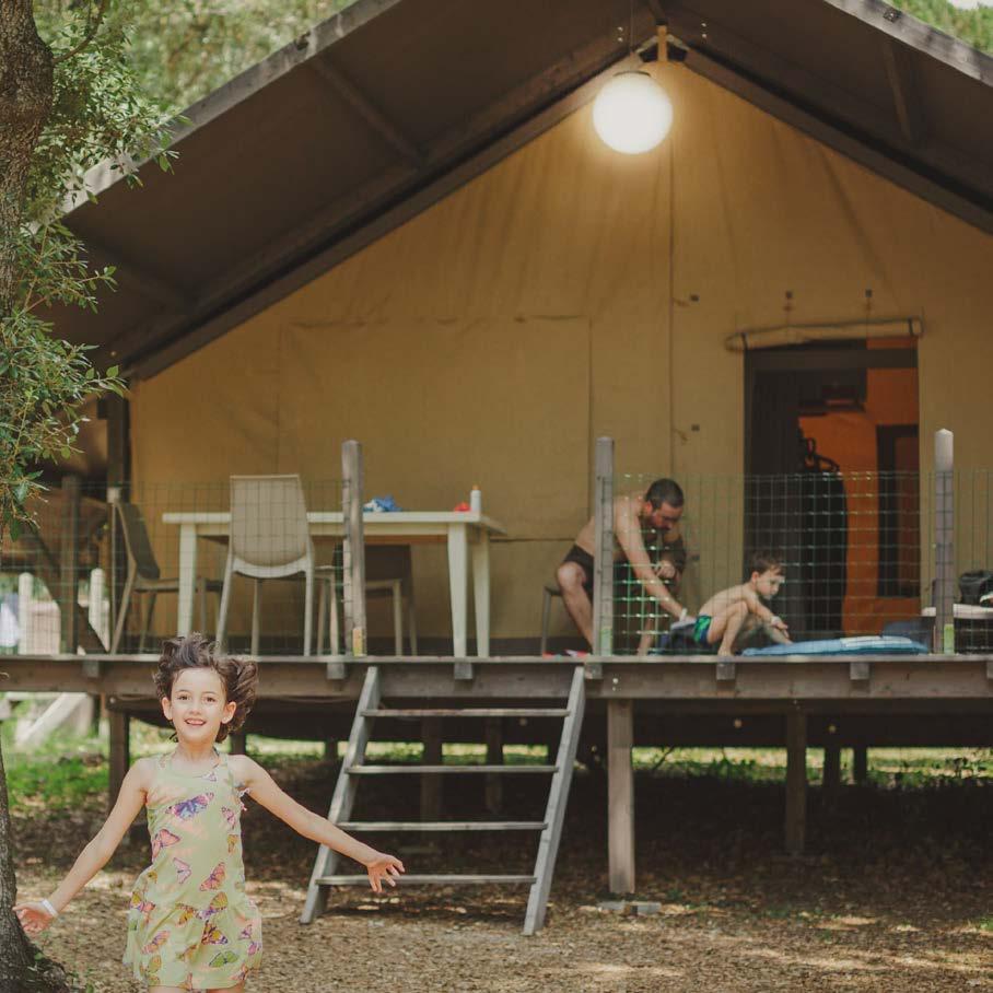 La Lodge Tent è ideale per gli amanti della Natura.