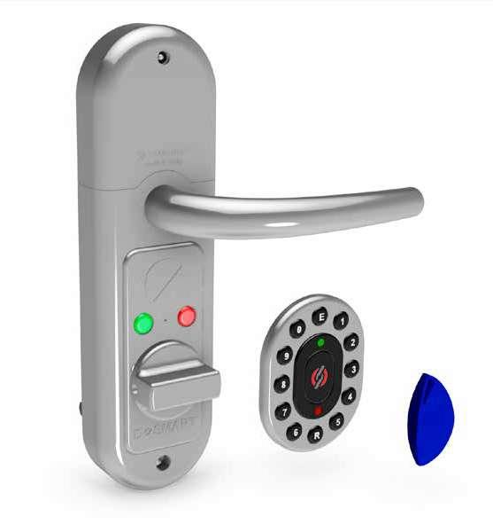 serratura D-SMART Con D-SMART puoi automatizzare qualsiasi serratura a cilindro europeo, semplicemente applicando il dispositivo sulla porta. Alimentazione a batterie o da rete.