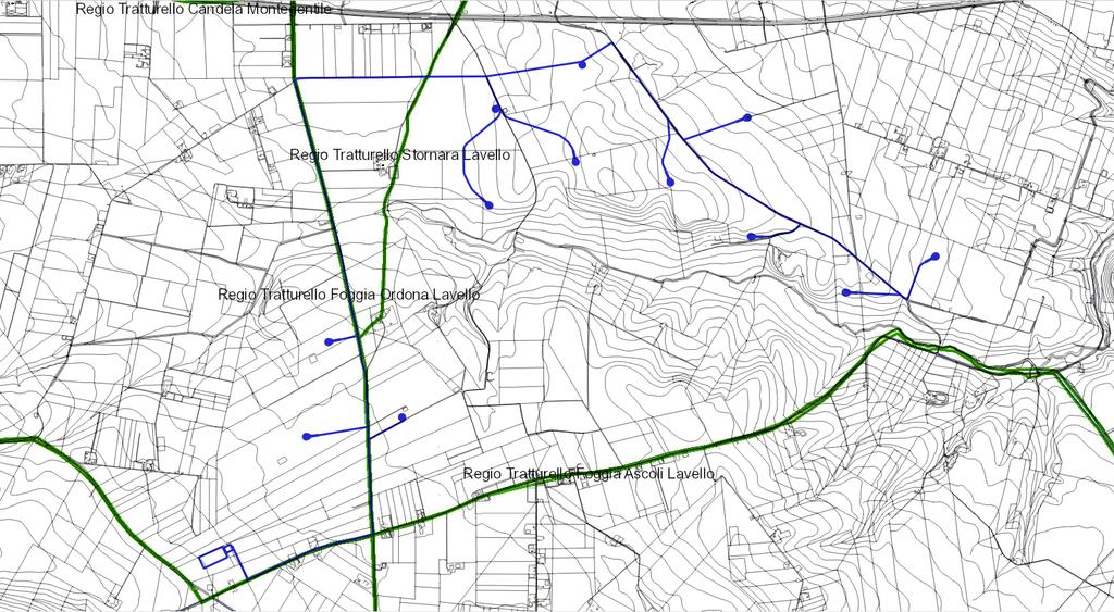 Carta Tratturi Zona di impianto