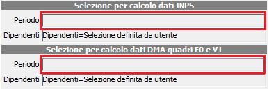 11 Accertarsi che nella parte relativa al periodo di selezione non sia selezionato alcun mese.