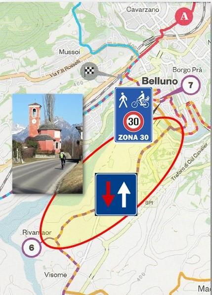 In ragione dell apertura del Traforo di Col Cavalier, Veneto Strade ha avviato l iter per declassificare la strada della strettoia di villa Buzzati da provinciale a comunale.