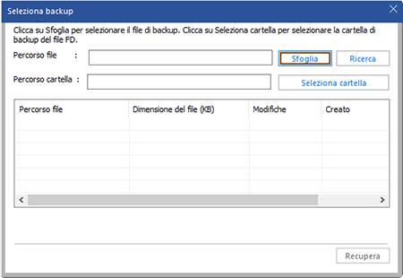 Trova file Per cercare i file BKF / ZIP / VHDX dal computer, segui i passi indicati di seguito: 1. Esegui Stellar Extractor for Windows Backup. 2. Comparirà una finestra di dialogo Seleziona backup.