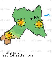 bollettino meteo per la provincia di Ravenna weather forecast for the Ravenna province costa coast Temp MAX 28 C 26 C 25 C 0mm Vento Wind 25km/h 22km/h 24km/h costa coast Temp.