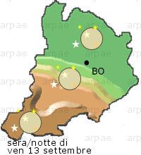 bollettino meteo per la provincia di Bologna weather forecast for the Bologna province Temp MAX 29 C 24 C Vento Wind 19km/h 18km/h Temp. min 16 C 14 C Temp MAX 28 C 24 C Vento Wind 31km/h 24km/h Temp.