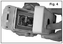 della batteria è possibile alimentare il sensore con batteria propria.