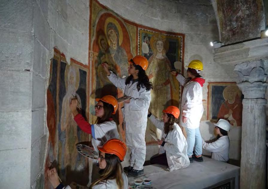 GLI AFFRESCHI DELLA CATTEDRALE Affresco