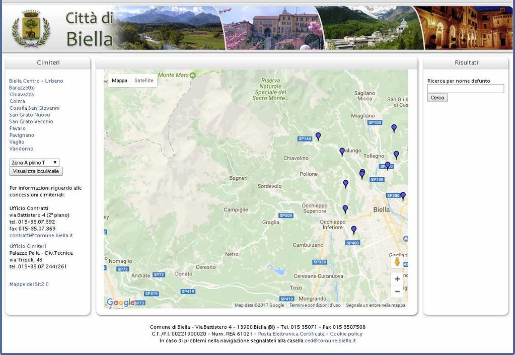 DATI portali cartografici - locali