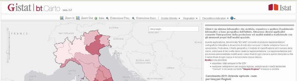 geografico Gistat http://www.