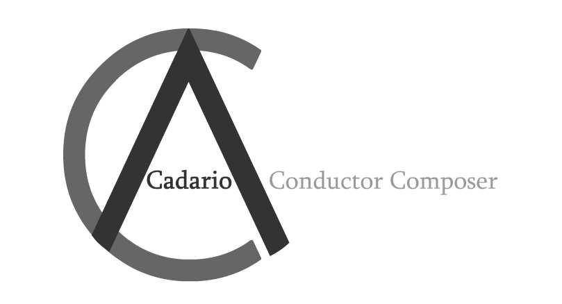 A tutti i partecipanti effettivi verranno fornite le partiture oggetto di studio ALESSANDRO CADARIO Alessandro Cadario è compositore e direttore d orchestra.