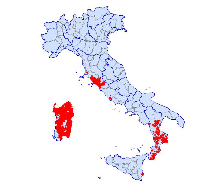 Focolai Clinici 2001 2002 BTV 2-9 REGIONE FOCOLAI Nr. CAPI PRESENTI Nr. CAPI AMMALATI Nr. CAPI MORTI BASILICATA 63 4.766 152 16 CALABRIA 427 52.722 10.