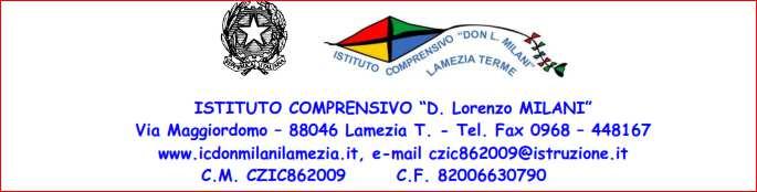 Prot. n. 4724 B/17 Lamezia Terme, 13 ottobre 2015 Decreto n. 141 All albo dell Istituzione scolastica Al personale docente in servizio presso l Istituto Comprensivo D.