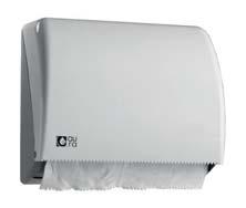 014 Distributore asciugamani Snow line Distributore salviette asciugamani a Z o rotolo, in plastica ABS 25 cm 18 cm