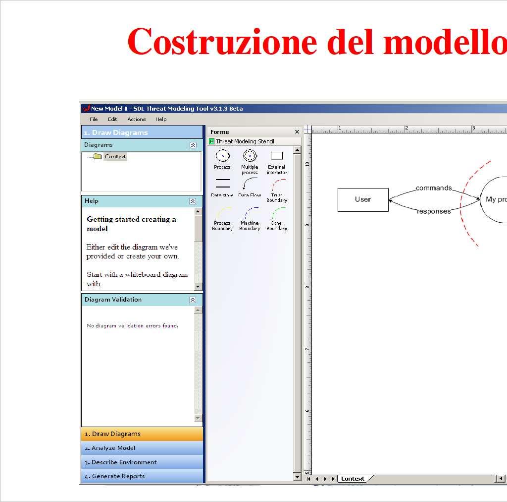 analizzare il modello utilizzando la voce Analyze Model si aprirà una vista in cui saranno