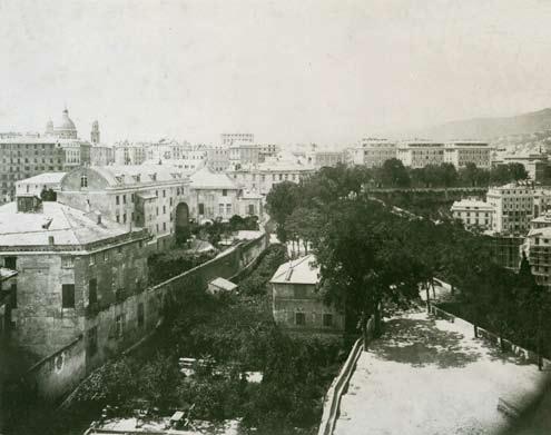 Genova, Mura di Santa Caterina, 1860