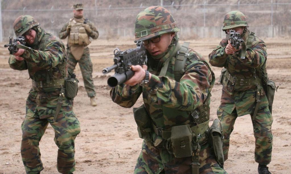 Le forze militari convenzionali Corea del Sud, forze armate equipaggiate