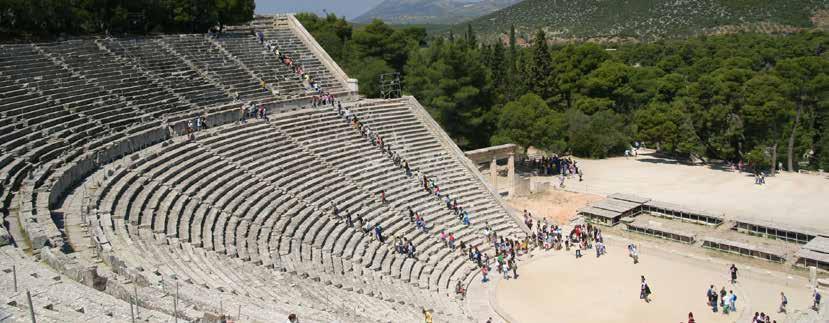 Kalambaka (Meteore) Olympia Arachova (Delfi) Micene Corinto Epidauro ATENE Mystras Nauplia Kalamata Gythio 1 giorno Domenica: Atene - Corinto - Epidauro - Nauplia - Micene - Gythio Mezza pensione.