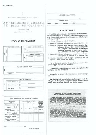 tipabslt=(4,5) (denominatore popolazione) Affollamento** aff_xx=2 (denominatore popolazione).