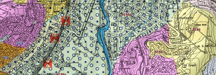 221090P453 e 221090P471, spinti fino alla profondità di 30 metri, di ricavare per l area in esame una stratigrafia rappresentata da una coltre alluvionale costituita da livelli di limi, ghiaie e