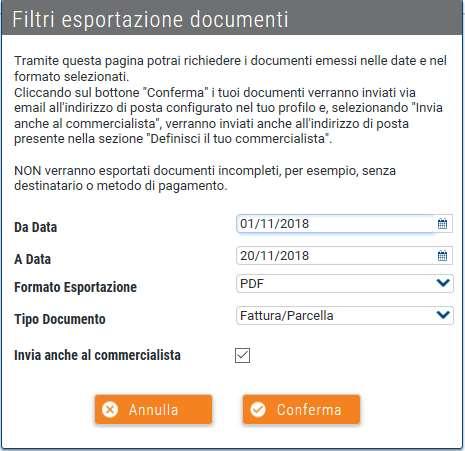 Inoltre, il singolo documento, si aggiorna se lo stesso è saldato, non saldato, parzialmente saldato. 11 Esportazione massiva Tale sezione consente di effettuare l esportazione massiva di file.xml e.