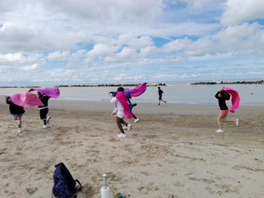 Spiaggia di Cattolica: vento e