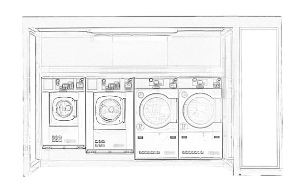 P03120 18/06 Gran parte del successo di una lavanderia self-service è dovuto all'ubicazione dei locali.