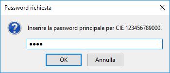 Per verificare la corretta installazione tornare alla scheda Avanzate, e, lasciando la CIE appoggiata sul lettore, cliccare su Certificati. Verrà richiesto il PIN della CIE.