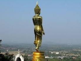 "Mondop", quadrangolare del celebre tempio Wat Sri Chum che contiene una statua del Buddha alta 15 metri.