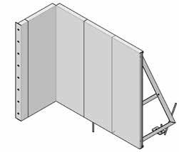 width from 0 to 1 m for projector MT3 Pannello largo da 0 a 1 m pieno pretagliato flessibile panel width from 0 to 1 m solid pre-cut flexible Pannello largo da 0 a 1 m per bocchetta MT3 pretagliato