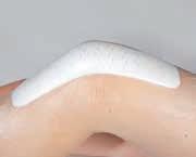 Medicazione assorbente multisite con bordo e strato di contatto in silicone morbido Safetac.