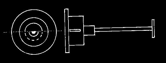 B - Sliding along and attachment of lights: section bar ø mm 20 which allows anchorage all lighting appliances manufactured, with particular clamp.