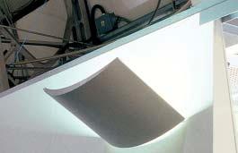 Wall lamp, indirect light in white or anthracite colour metal
