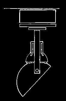 provided with a spacer ring to allow to be fixed flush.