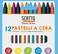 PASTELLI LACCATO GIOTTO 24 pezzi 8,99 12 PASTELLI A CERA 2,20-9% 12