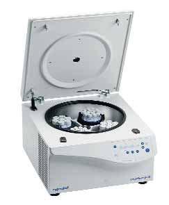 modificabili durante la centrifugazione - Display automatico dell'ultimo programma selezionato per il rotore utilizzato - Refrigerazione in stand-by* - Funzione "at set rpm", che attiva il timer