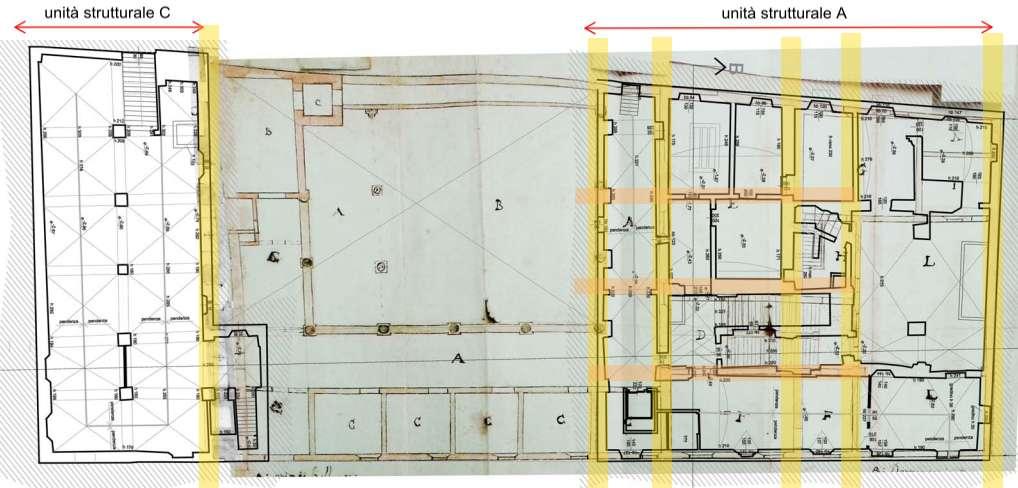 FASE 2 - AMPLIAMENTO DEL CONVENTO Dall analisi storica non è possibile verificare con certezza i cambiamenti subiti nel tempo.