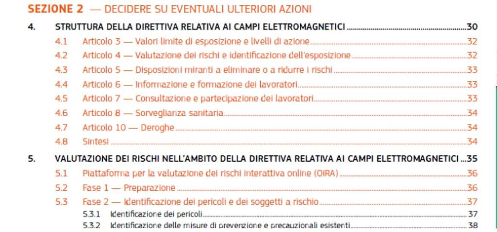 La SECONDA SEZIONE è rivolta a quei datori di lavoro che non sono certi di non dover intraprendere