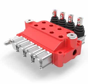 MONOBLOCK DIRECTIONAL CONTROL VALVE AMI 0 Costruito da a sezioni Manufactured in to sections Nominal flow rate... l/min Pressione MAX di esercizio MAX working pressure.