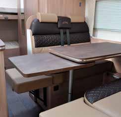poltrone cabina ad alto comfort Captain Chairs, sistema di aerazione per la circolazione dell aria dietro